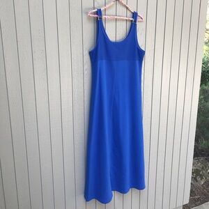 Elegant Blue Midi Dress